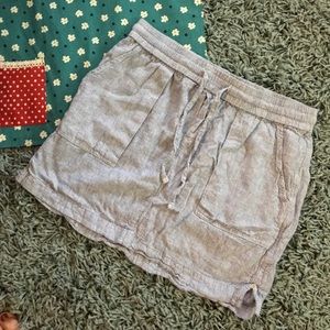 Old Navy Linen Striped Skirt